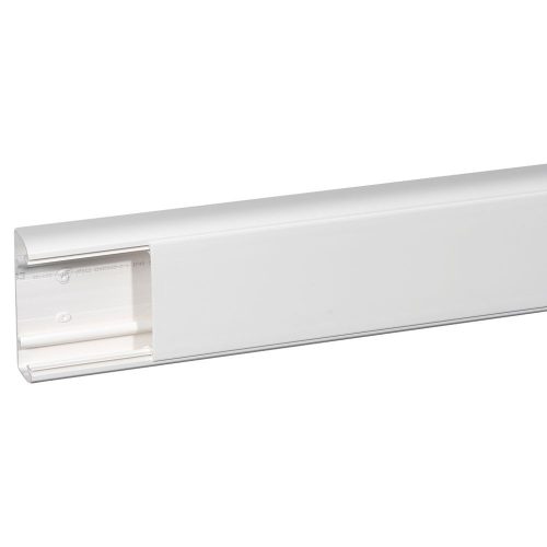 LEGRAND-010463 Univerzális DLP kábelcsatorna, 105 x 35 mm, 85 mm-es hajlékony fedéllel, válaszfal nélkül, 2 m, fehér