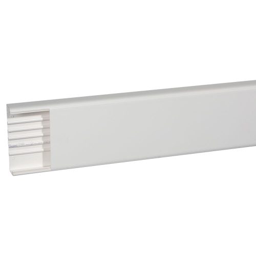 LEGRAND-010469 Univerzális DLP kábelcsatorna, 195 x 50 mm, 180 mm-es hajlékony fedéllel, válaszfal nélkül, 2 m, fehér