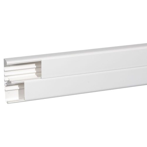 LEGRAND-010470 Univerzális DLP kábelcsatorna, 195 x 50 mm, 2x85 mm-es hajlékony fedéllel, válaszfallal, 2 m, fehér