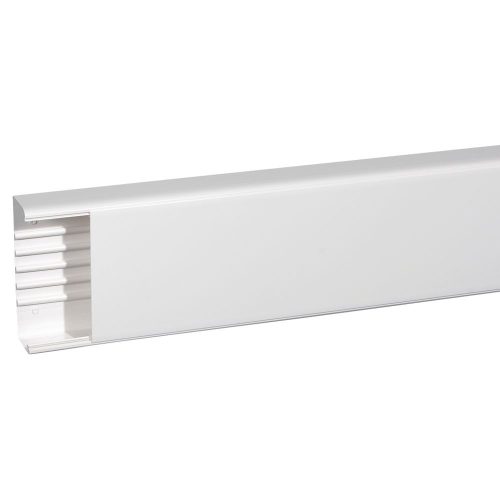 LEGRAND-010476 Univerzális DLP kábelcsatorna, 195 x 65 mm, 180 mm-es hajlékony fedéllel, válaszfal nélkül, 2 m, fehér