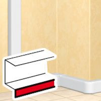 LEGRAND-010580 DLP távtartó padlószegélyre szereléshez