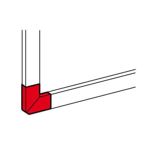 LEGRAND-010795 DLP kanyarelem 220x50 mm-es csatornához