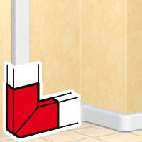 LEGRAND-010796 DLP kanyarelem 220x65 mm-es csatornához