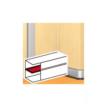 LEGRAND-011106 DLP alu válaszfal 50 mm fedéltartóval