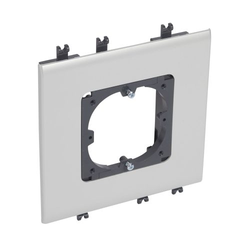 LEGRAND-011171 DLP alu egyes keret Ø60 szerelvény 130 mm fedélhez