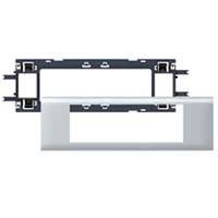 LEGRAND-011206 DLP alu keret Program Mosaic 6 modulos, 65 mm fedélhez