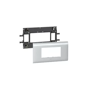   LEGRAND-011214 DLP alu keret Program Mosaic 4 modulos, 85 mm fedélhez