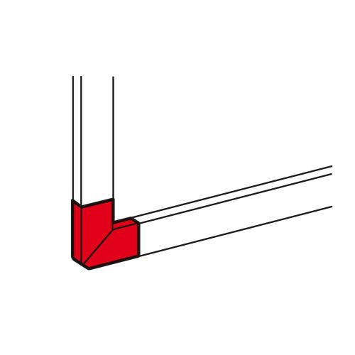 LEGRAND-011242 DLP alu kanyarelem 60x105