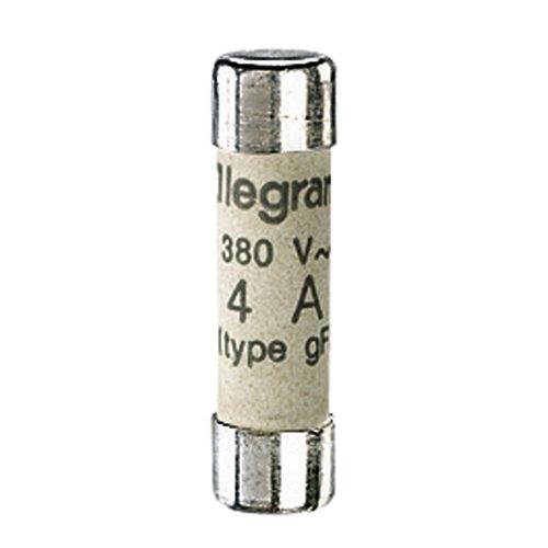 LEGRAND-012304 Lexic hengeres olvadóbiztosító 4A gG 8,5 x31,5 kiolvadás jelző nélkül