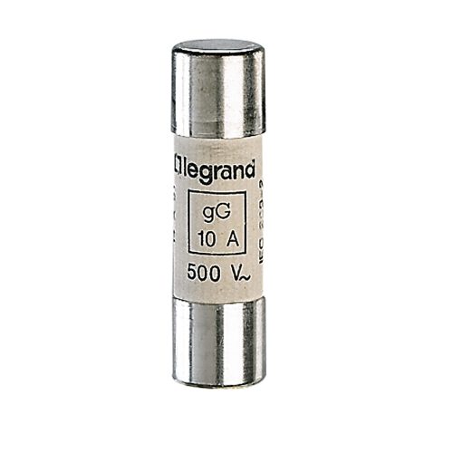 LEGRAND-014310 Lexic hengeres olvadóbiztosító 10A gG 14 x51 ütőszeg nélkül