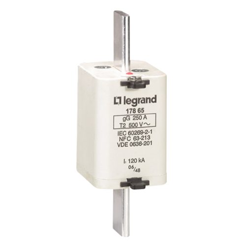 LEGRAND-017865 Legrand késes 2 gG 250A betét