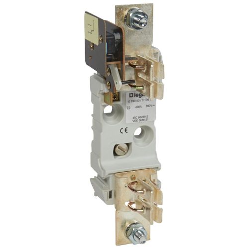 LEGRAND-019951 Legrand késes aljzat 2 1P 400A M10 kalapsínre is rögzíthető mk