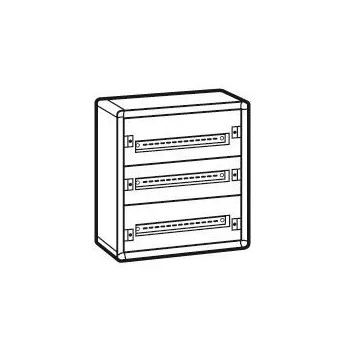   LEGRAND-020003 XL3 160 3 sor 72 mod fém fali előszerelt elosztószekrény