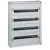 LEGRAND-020004 XL3 160 4 sor 96 mod fém fali előszerelt elosztószekrény