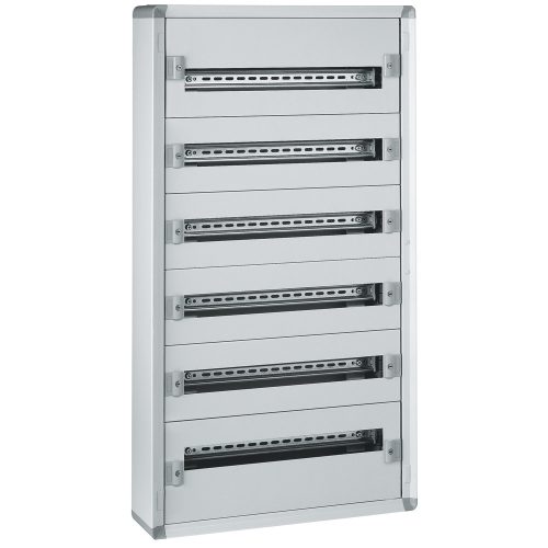 LEGRAND-020006 XL3 160 6 sor 144 mod fém fali előszerelt elosztószekrény
