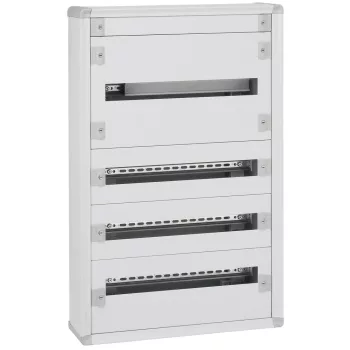   LEGRAND-020045 XL3 160 3 sor 72 mod DPX160, falonkívüli fém fali előszerelt elosztószekrény