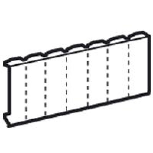 LEGRAND-020623 XL3 szerelőlap 600mm DPX 630+/-dif vízszintes 24mod.