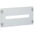 LEGRAND-020810 XL3 moduláris fém előlap 300mm 24mod 1/4fordulatos
