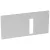 LEGRAND-020918 XL3 fém előlap 300mm vizsz DPX-IS 250-hez csavarral 24mod