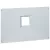LEGRAND-020934 XL3 előlap 400mm 24mod vízszintesDPX1600-hoz csav.