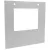 LEGRAND-020939 XL3 4000 fém elõlap 600mm DMX3b 24 mod 