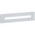 LEGRAND-020951 XL3 moduláris fém előlap 200mm 36mod csavarral 