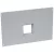 LEGRAND-020986 XL3 előlap 800mm 24mod 2 DPX1600 forrásátkapcsolóhoz csav.