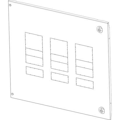 LEGRAND-021065 XL3 4000 fém előlap 400mm kihúzható DPX3250/630-hoz+diff
