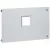 LEGRAND-021234 XL3 4000 fém előlap 400mm vízszintes DPX1600-hoz