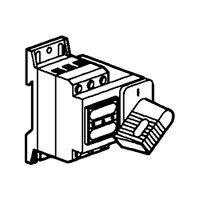 LEGRAND-022498 Vistop 32A 2P mellső, fekete karral, terhelésszakaszoló kapcsoló