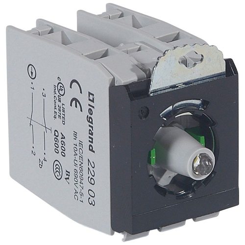 LEGRAND-022990 Osmoz csavaros aljzat - 2 Z/Ny 230V~ - fehér