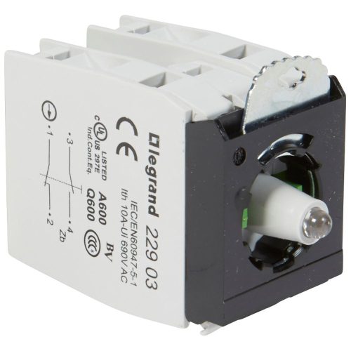 LEGRAND-022991 Osmoz csavaros aljzat - 2 Z/Ny 230V~ - piros