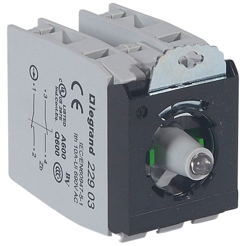 LEGRAND-022992 Osmoz csavaros aljzat - 2 Z/Ny 230V~ - zöld