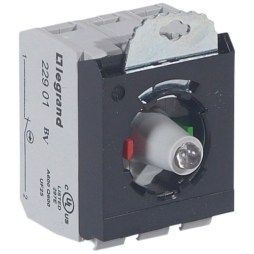 LEGRAND-023014 Osmoz csavaros aljzat - Z+Ny 230V~ - piros