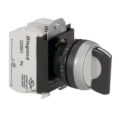 LEGRAND-023731 Osmoz forgatókaros 3 fix állású kapcsoló - 2Z - fekete
