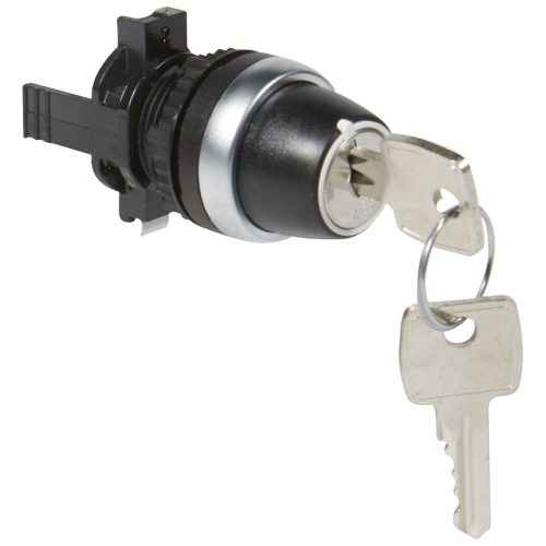 LEGRAND-023738 Osmoz kulcsos 2 fix állású kapcsoló - Z - fekete