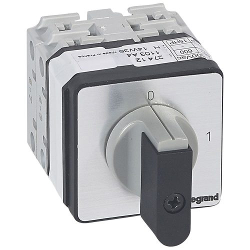 LEGRAND-027412 Görgős kapcsoló 3P 25A PR21 0-1 