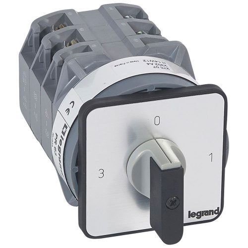 LEGRAND-027507 Görgős kapcsoló 2P 63A PR63 0-1-2-3 