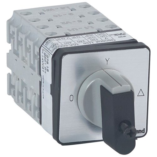 LEGRAND-027515 Görgős kapcsoló 3P 7,5kW PR17 0-Y-DELTA