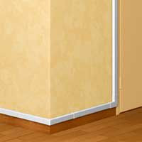 LEGRAND-030007 DLP mini csatorna 20x12,5 mm, fedéllel, válaszfallal