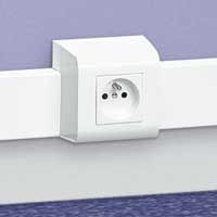 LEGRAND-030378 DLP mini csatorna Program Mosaic 2 modulos keret, 75x20 csatornára