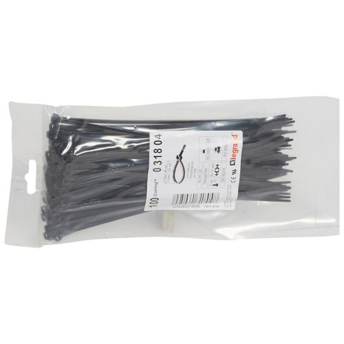 LEGRAND-031804 Colring 3,5x180 fekete vezetékkötegelő