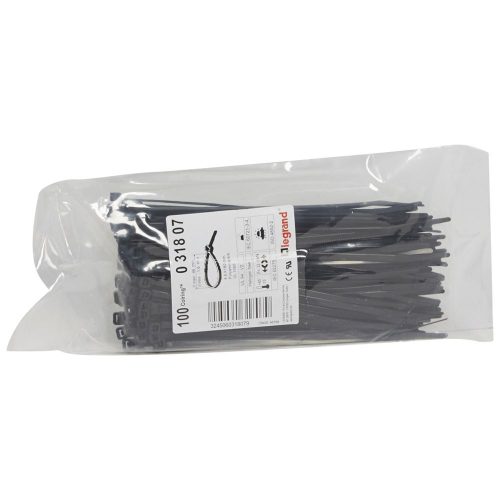 LEGRAND-031807 Colring 4,6x180 fekete vezetékkötegelő