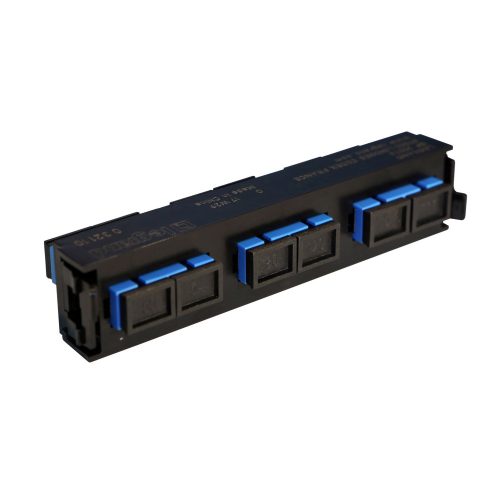 LEGRAND-032110 LEGRAND optikai patch modul 3xSC duplex monomódusú címkével és címketartóval fekete LCS3