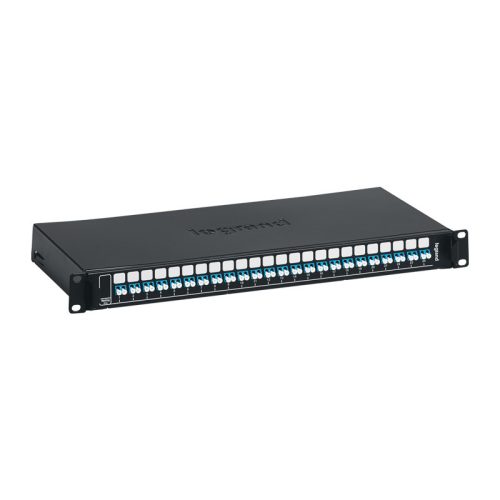 LEGRAND-032162 LEGRAND optikai patch panel kihúzható 24xLC duplex (48xFO szál beköthető) multimódusú LCS3