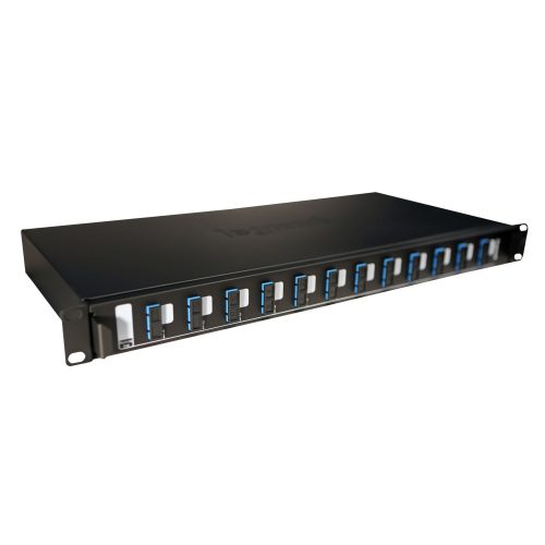 LEGRAND-032164 LEGRAND optikai patch panel kihúzható 12xSC duplex (24xFO szál beköthető) monomódusú LCS3