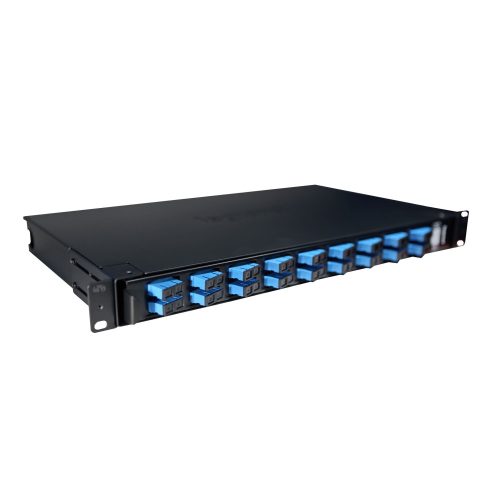 LEGRAND-032174 LEGRAND optikai patch panel kifordítható 18xSC duplex (36xFO szál beköthető) monomódusú LCS3