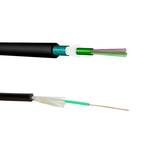 LEGRAND-032541 LEGRAND optikai kábel OM3 multimódusú kültéri rozsdamentes 12 üvegszál loose tube 2000m-kábeldob LCS3