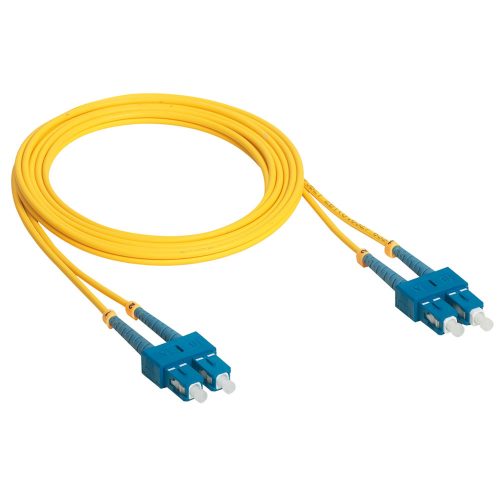 LEGRAND-032602 LEGRAND patch kábel optika OS1/OS2 (UPC) monomódusú SC/SC duplex 9/125um LSZH (LSOH) sárga 3 méter LCS3
