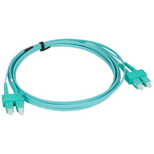 LEGRAND-032632 LEGRAND patch kábel optika OM4 multimódusú SC/SC duplex 50/125um LSZH (LSOH) kék 3 méter LCS3